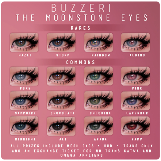 [Buzz] Moonstone Eyes - Rainbow RARE
