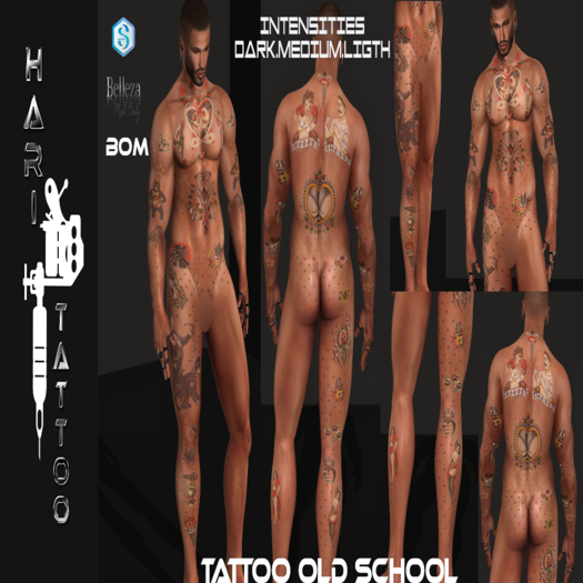 HARI TATTOO OLD SCHOOL  MALE