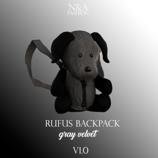 Rufus Backpack - Gray Velvet - N&A SHOP Giani Rig