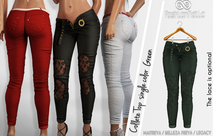 FashionNatic - Collete Pants Green - Maitreya, Lara Petite, Belleza Freya, Legacy