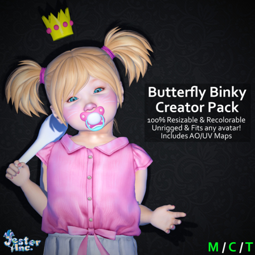[Jester Inc.] Butterfly Binky Creator Pack!