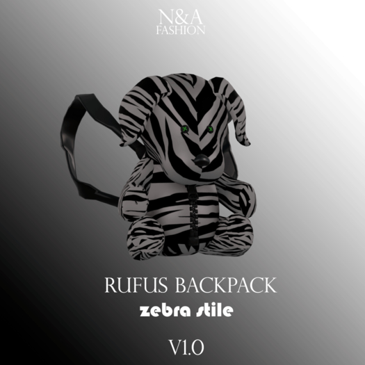 Rufus Backpack - Zebra  Stile - N&A SHOP Giani Signature Rig