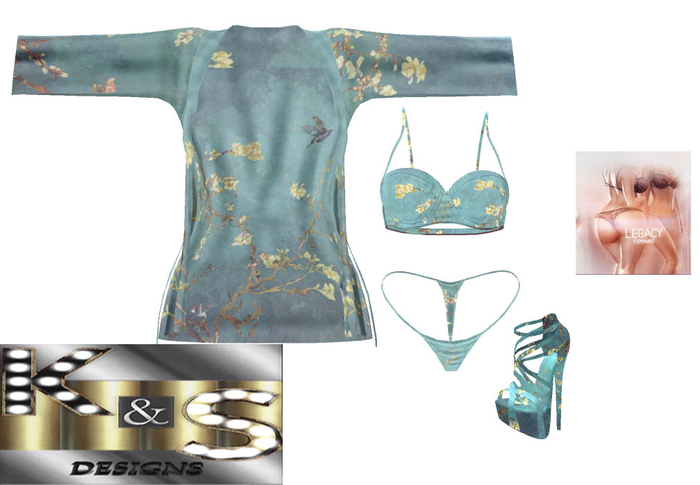 *K&S*  van gogh Robe and lingerie for LEGACY bodies
