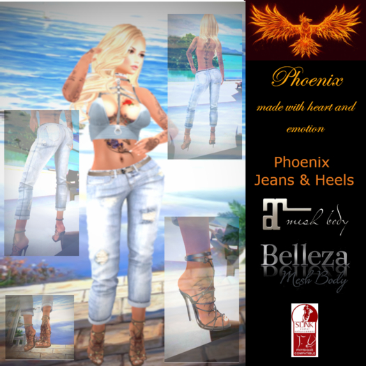 Phoenix outfit jeans & heels