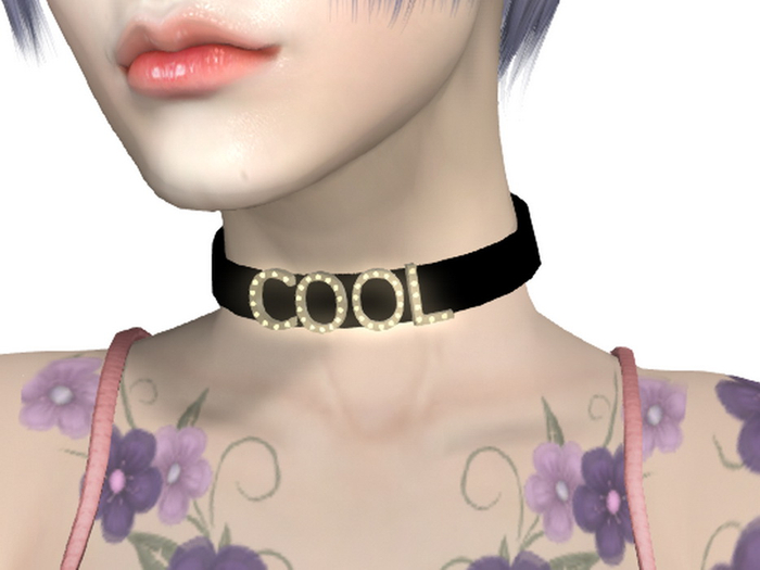 [Px] "COOL" Illuminated Choker