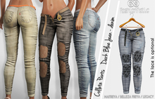 FashionNatic - Collete Pants Dark Blue Jeans - Denim  - Maitreya, Lara Petite, Belleza Freya, Legacy