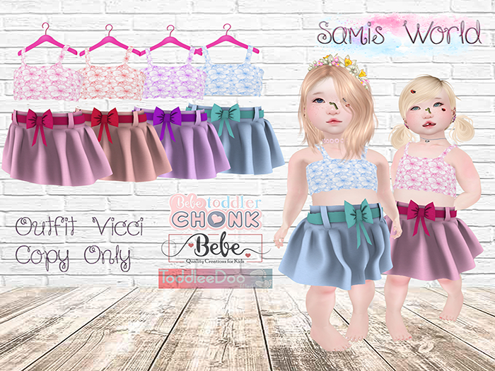 *SW* Outfit Vicci TDB/BEBE+Chonk ROSE Hud