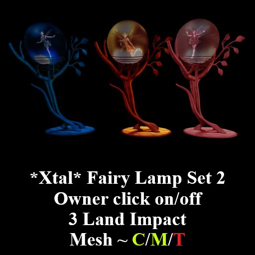 *Xtal* Fairy Lamp Set 2