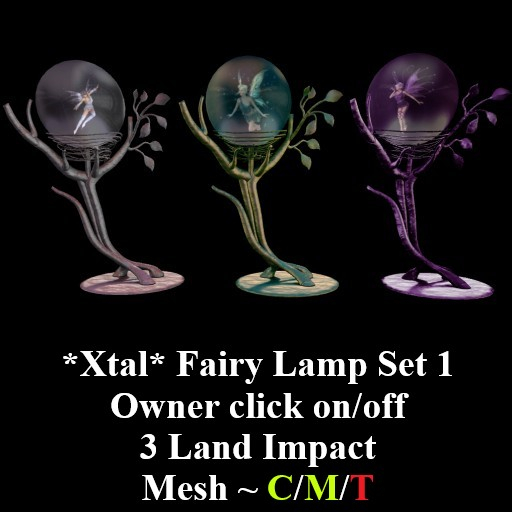 *Xtal* Fairy Lamp Set 1