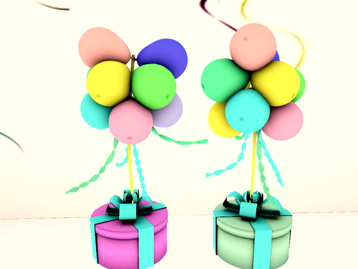 [AE] Gift Box Store- Bunches of Fun Balloons & Present