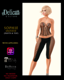 Delicatt Couture -Sophie Outfit - black