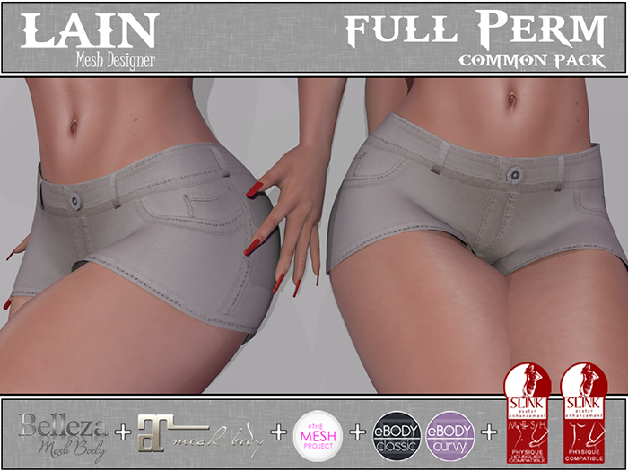 LAIN Mesh Designer - Short_001-Common Pack - Full