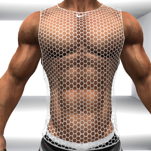WL- Hexagon Pattern Tank Top  -Aesthetic