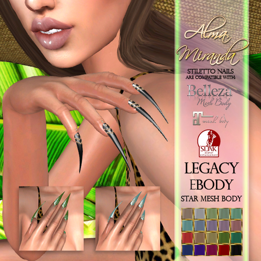 .: AlmaMiranda :. Stiletto nails {Solid Colors}