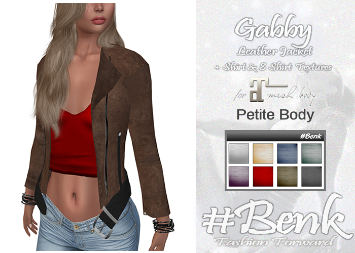 #Benk Gabby Leather Jacket Mocha PETITE