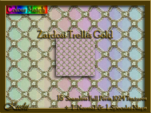 Zardosi Trellis Gold Seamless Textures