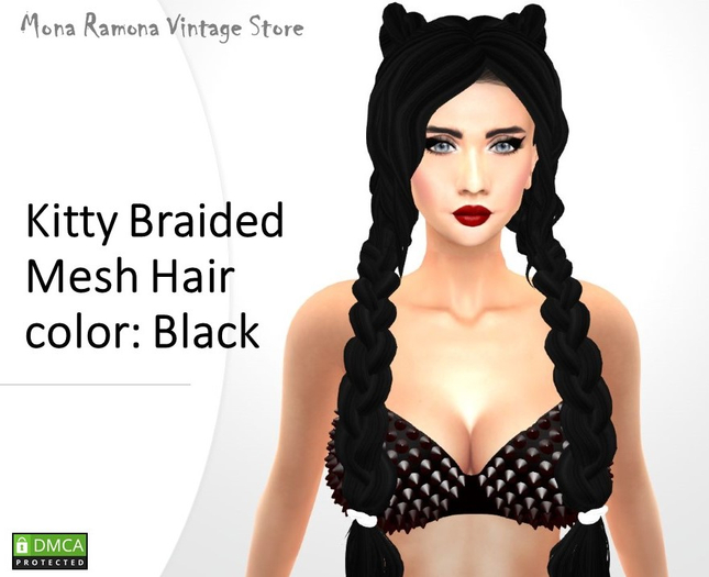 KITTY BRAIDED MESH HAIR BX