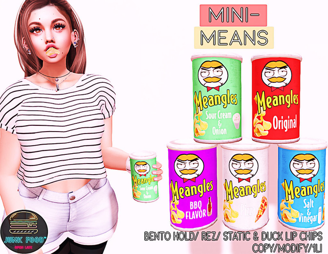 Junk Food - Mini Means (Salt & Vinegar)