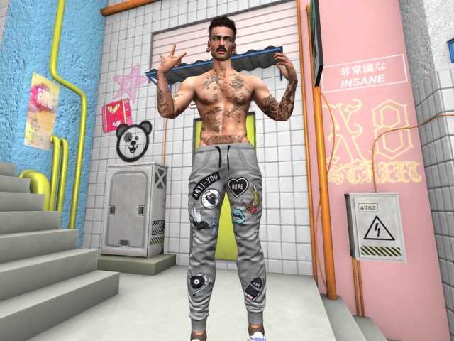 [Adversity] Patch'd Sweats - Grey