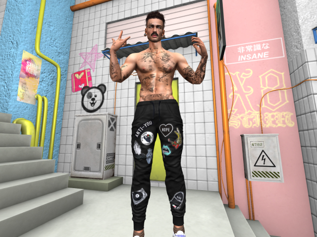 [Adversity] Patch'd Sweats - Black
