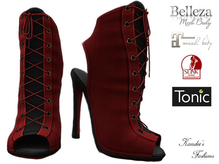 Shasha Red Boots