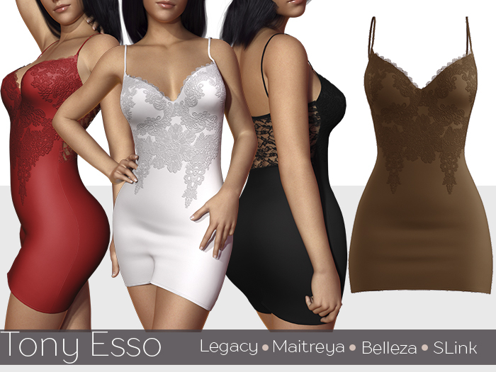 Tony Esso - Looking So Perfect Lace Dress (Coffe)