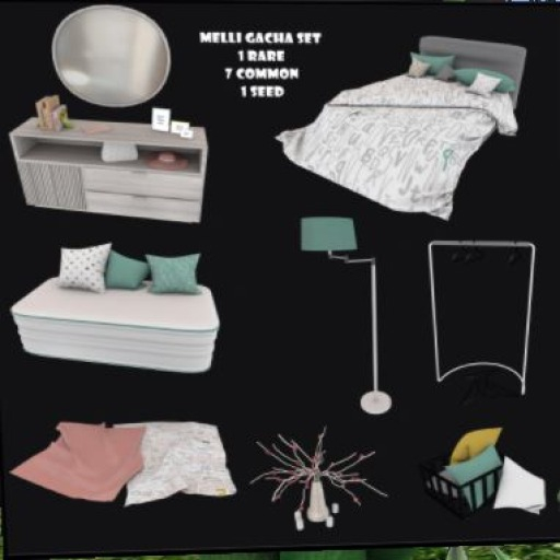 Candy Crunchers - Melli - Bed - RARE