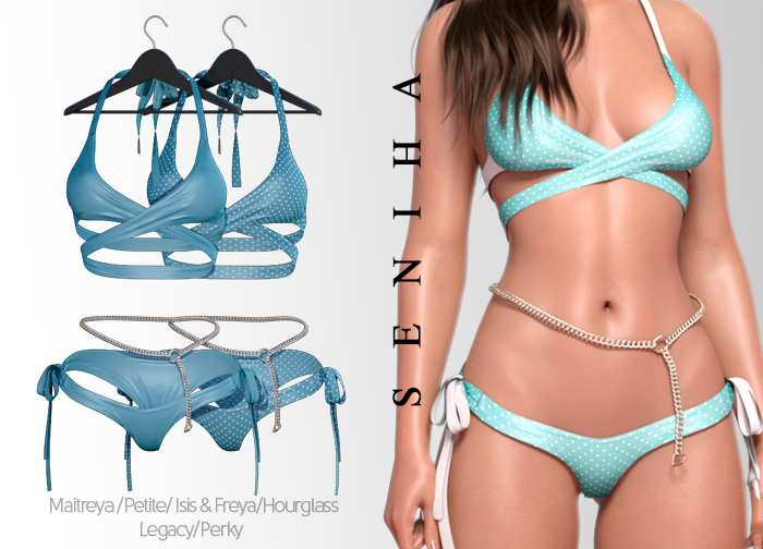 Seniha. Thedra Bikini // Blue