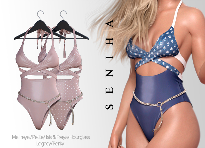 Seniha. Thedra Swimsuit // Nude