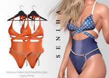 Seniha. Thedra Swimsuit // Orange