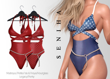 Seniha. Thedra Swimsuit // Red