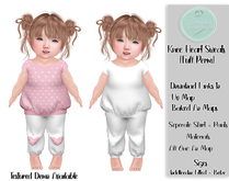 {Babysteps} Knee Heart Sweats FULLPERM