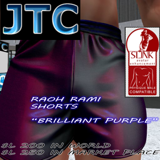 JTC Rami Shorts -Slink - Brilliant Purple