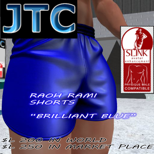 JTC Rami Shorts -Slink - Brilliant Blue