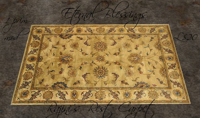 *Eternal Blessings* Rajini's Rest Carpet Boxed