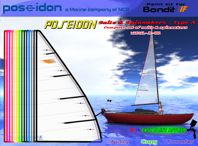 ::POSEIDON:: IF - Sails & Spinnaker - type A - Pallet