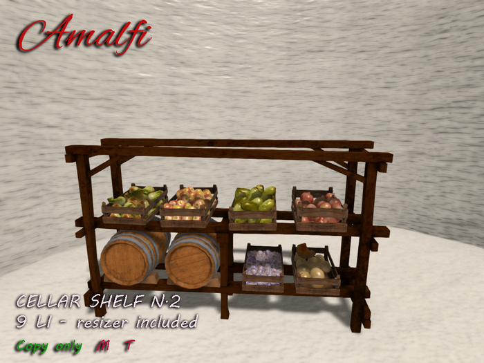AMALFI - CELLAR SHELF 2