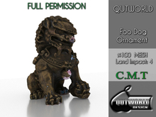 .::QUTWORLD Foo Dog Ornament::.FP Unpack (ADD)