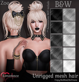 {Limerence} Zoe hair-B&W