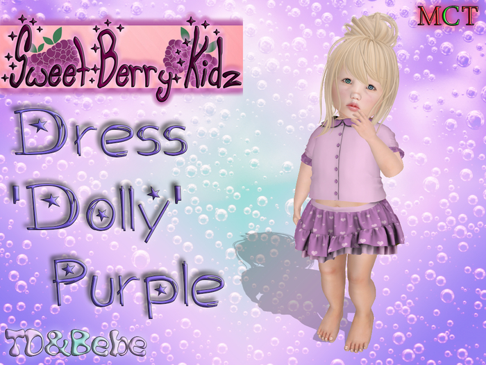 ..:: SB-Kidz ::.. Dress 'Dolly' Purple