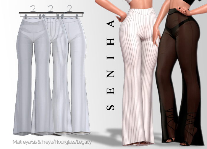 Seniha. Muse Pants&Panties // White