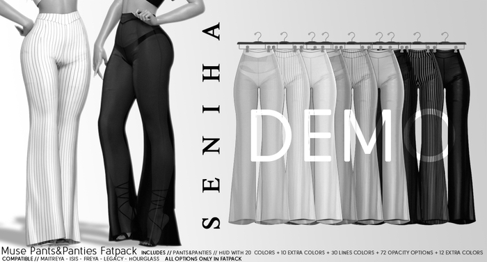 Seniha. Muse Pants&Panties // Demo