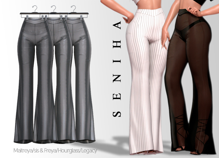 Seniha. Muse Pants&Panties // Grey
