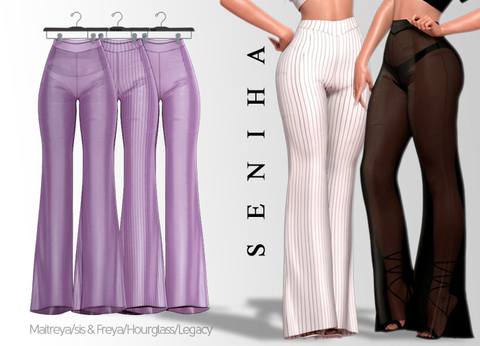 Seniha. Muse Pants&Panties // Violet