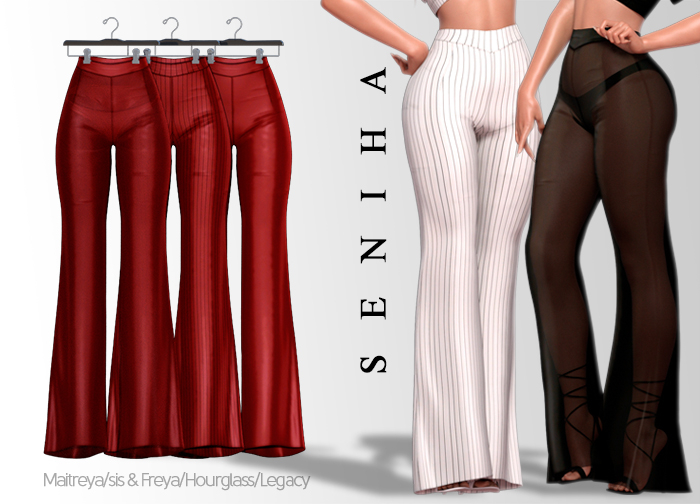 Seniha. Muse Pants&Panties // Red