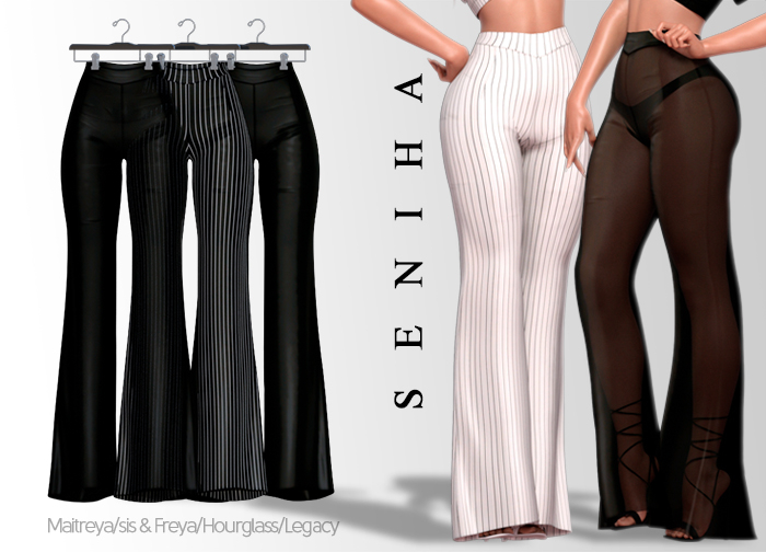 Seniha. Muse Pants&Panties // Black