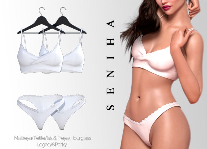 Seniha. Caren Set // White