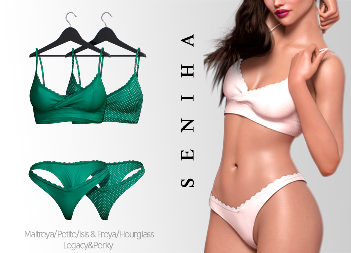 Seniha. Caren Set // Green