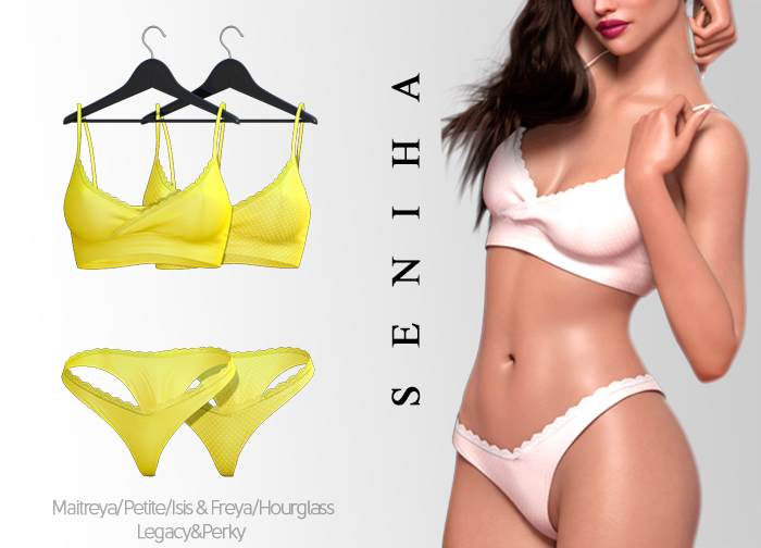 Seniha. Caren Set // Yellow