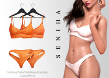Seniha. Caren Set // Orange